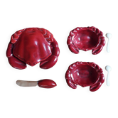 Butter dish Salt shaker Pepper dish