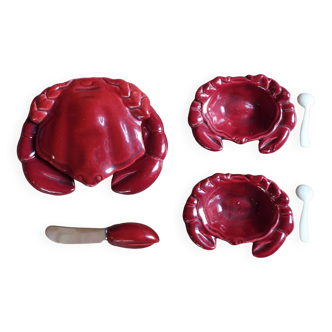 Butter dish Salt shaker Pepper dish