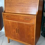 Vintage Jentique teak secretary desk