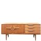 Light teak enfilade, 1960s-70s.