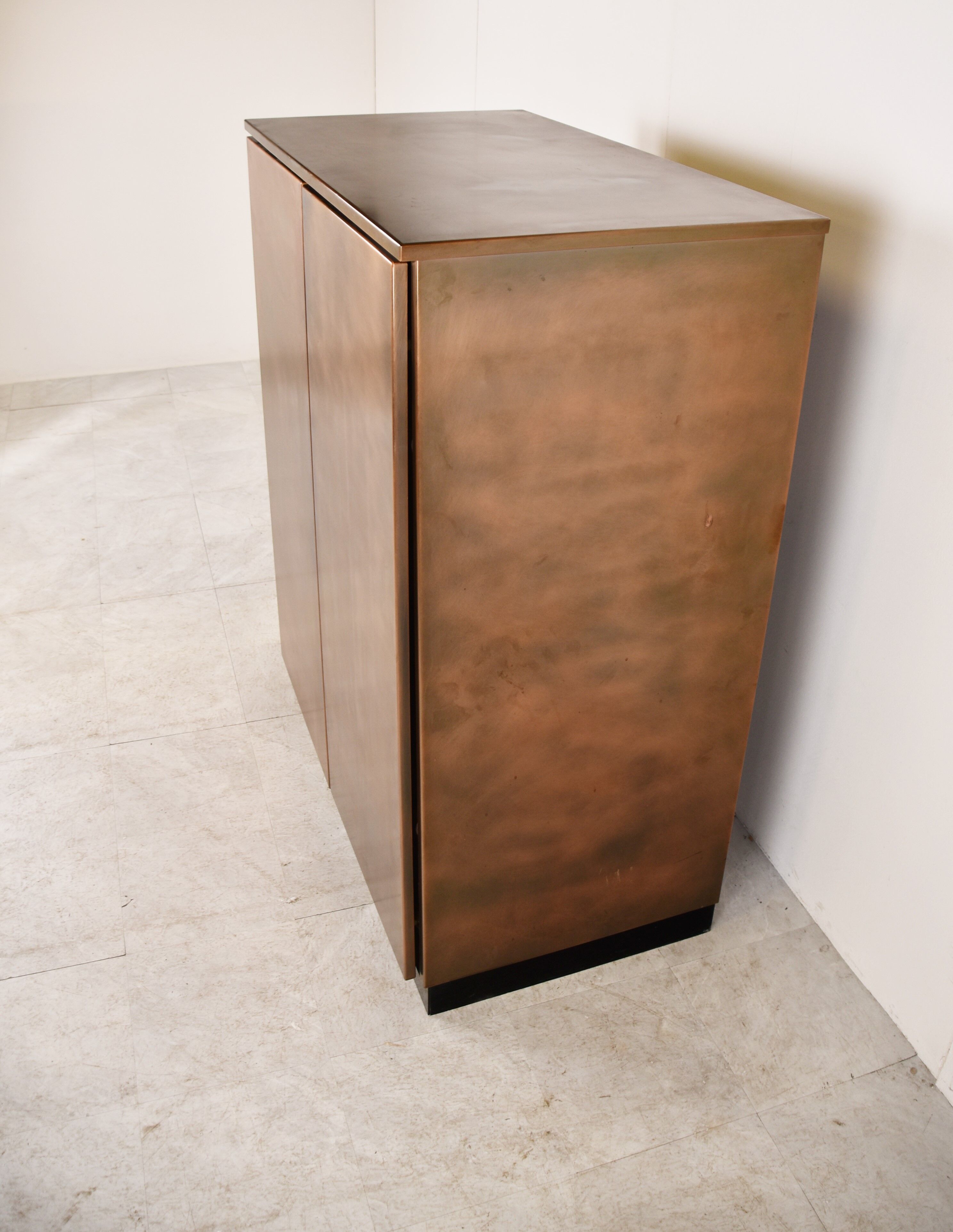 Vintage  belgochrom bar cabinet, 1980s