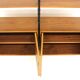 Bibliothèque scandinave "double" en teck, Kurt Nordström, Suède, 1950