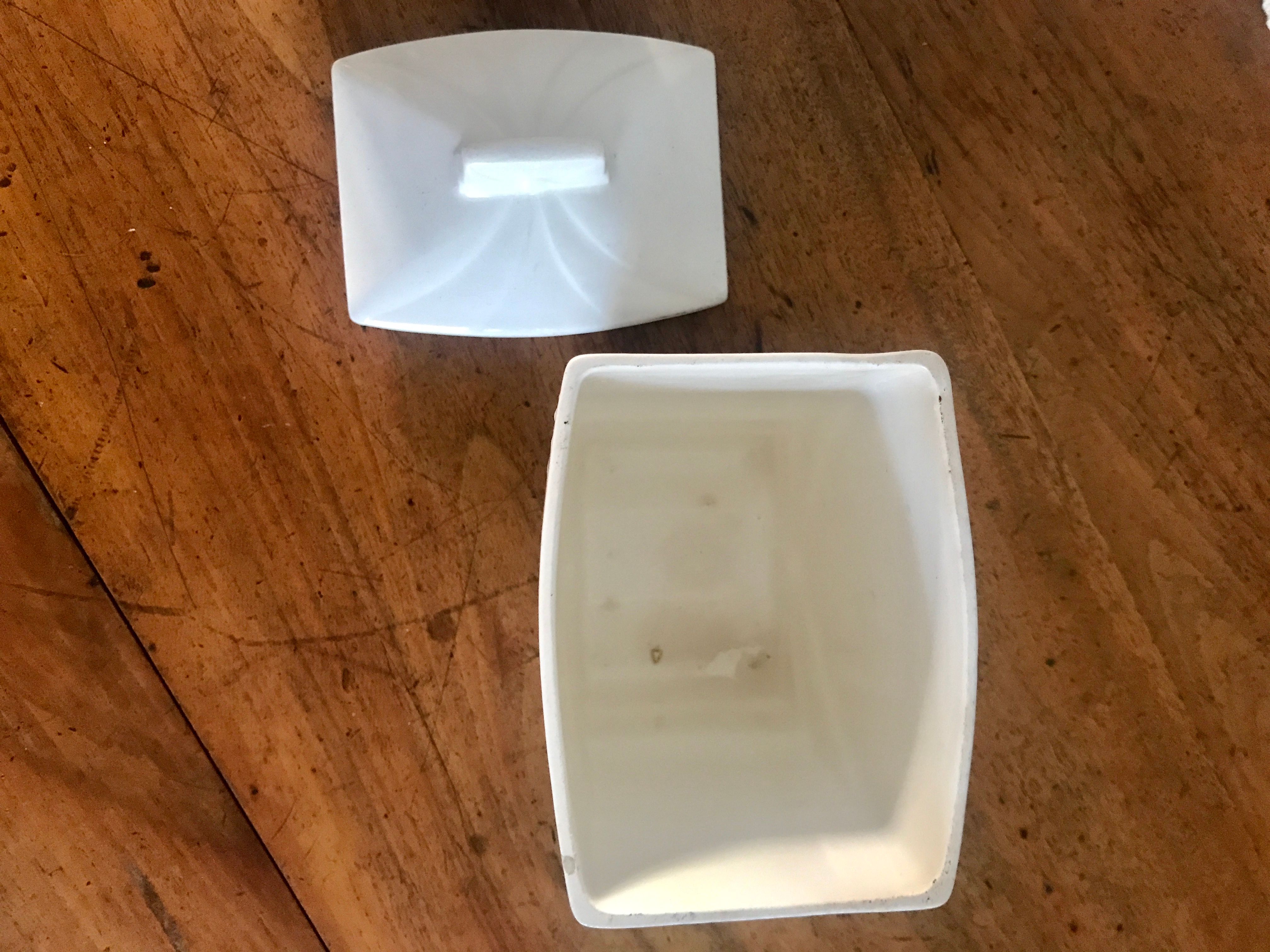 Pot "sucre" flowers and gilding