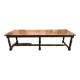 Table de ferme en chêne de style Louis XIII