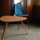 Table basse tripode Steiner "bow wood" 1950