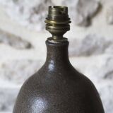 Stoneware bottle lamp base