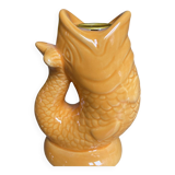 Bougeoir poisson orange