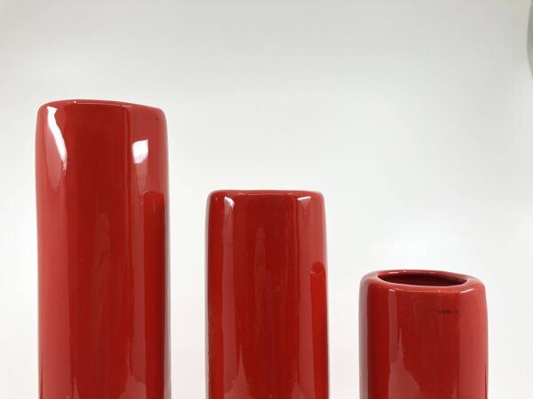 Vase à 3 cols en céramique • space age • Italy • Circa 60/70