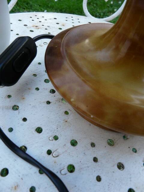 Alabaster table lamp