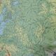 Vintage map of Europe, 1950