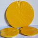 Three vintage water lily presentation dishes in slip