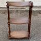 19th-century Napoleon III turned wooden wall shelf, 64cm.