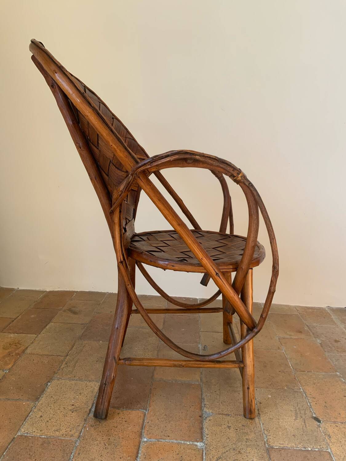 Chestnut armchair