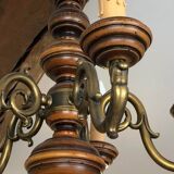 Vintage 5-spoke chandeliers