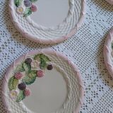 Set of 8 Francesco Guarino slip plates