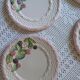 Ensemble de 8 assiettes en barbotine Francesco Guarino