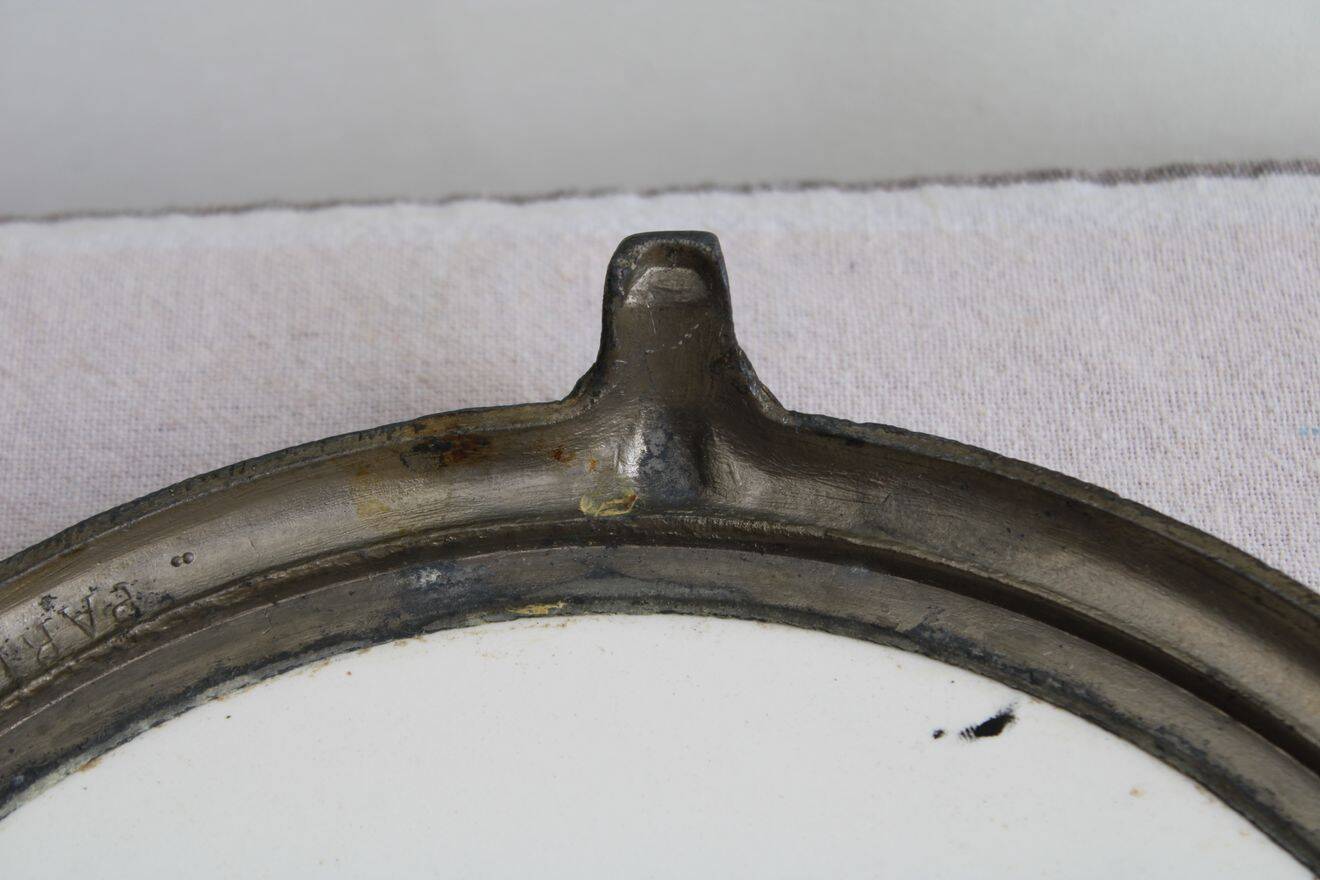 Antique ceramic trivet