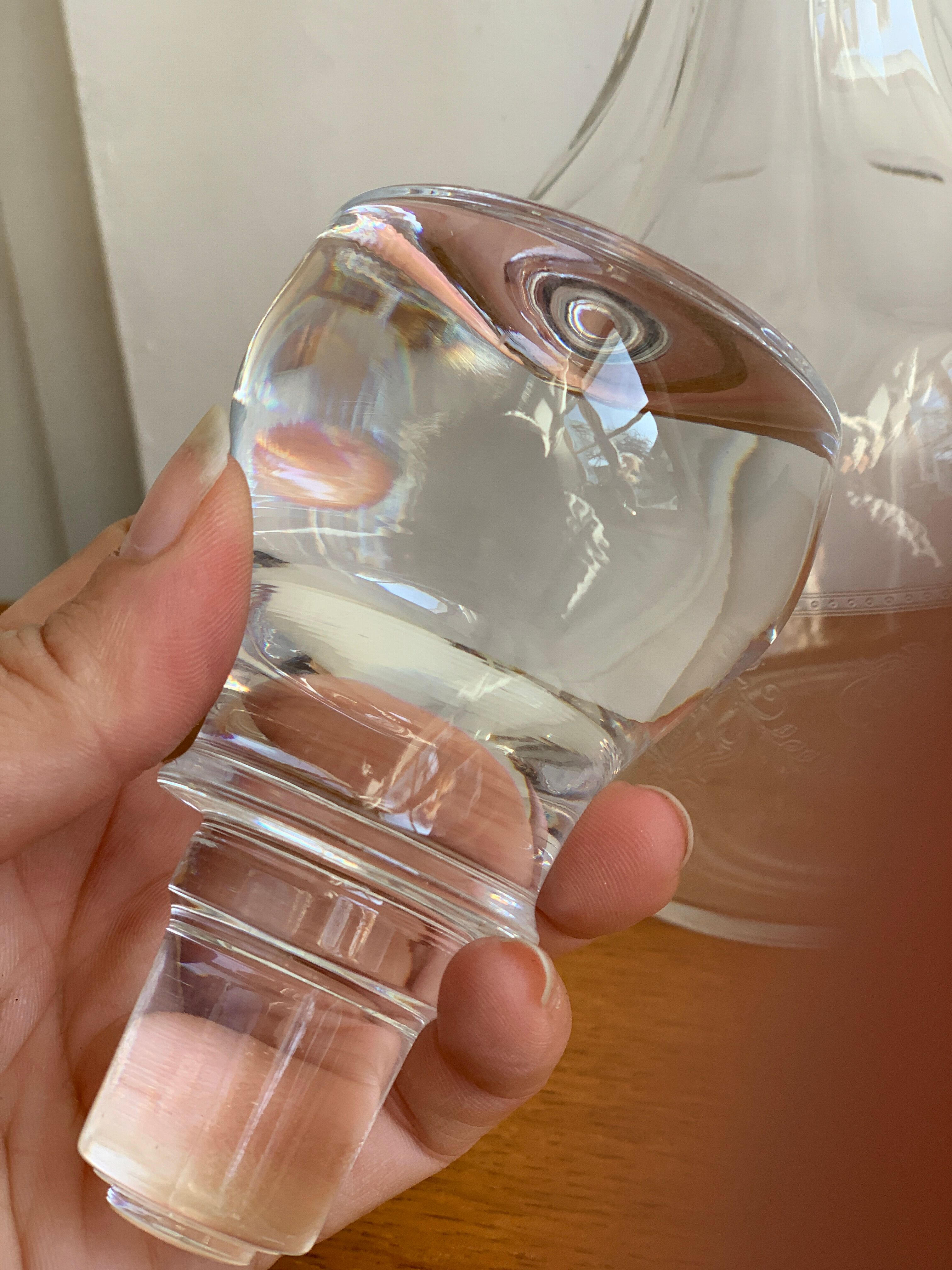 Carafe cristal vintage