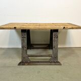 Table basse rivetée industrielle, années 1960