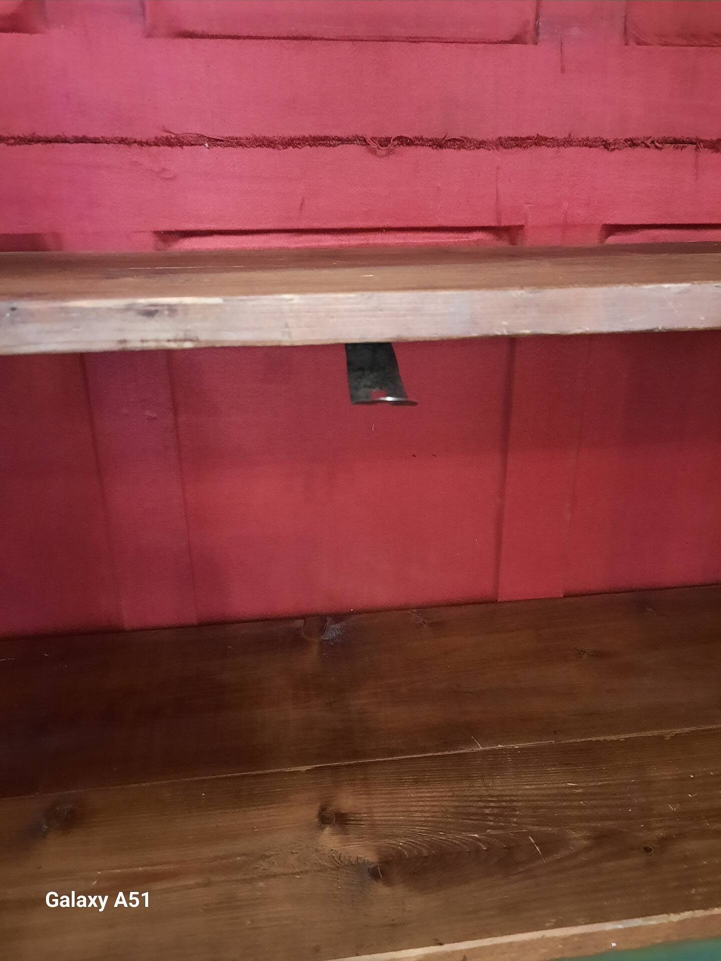 Walnut display cabinet