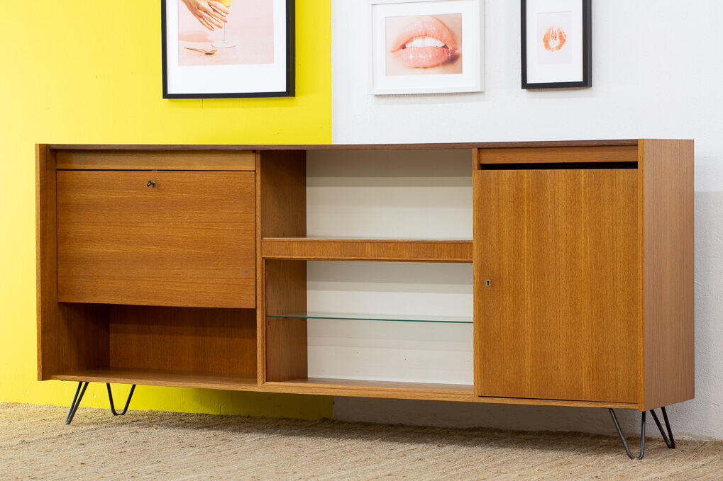 Vintage Scandinavian sideboard – 220 cm