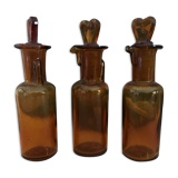 Set of 3 vials of apothecary