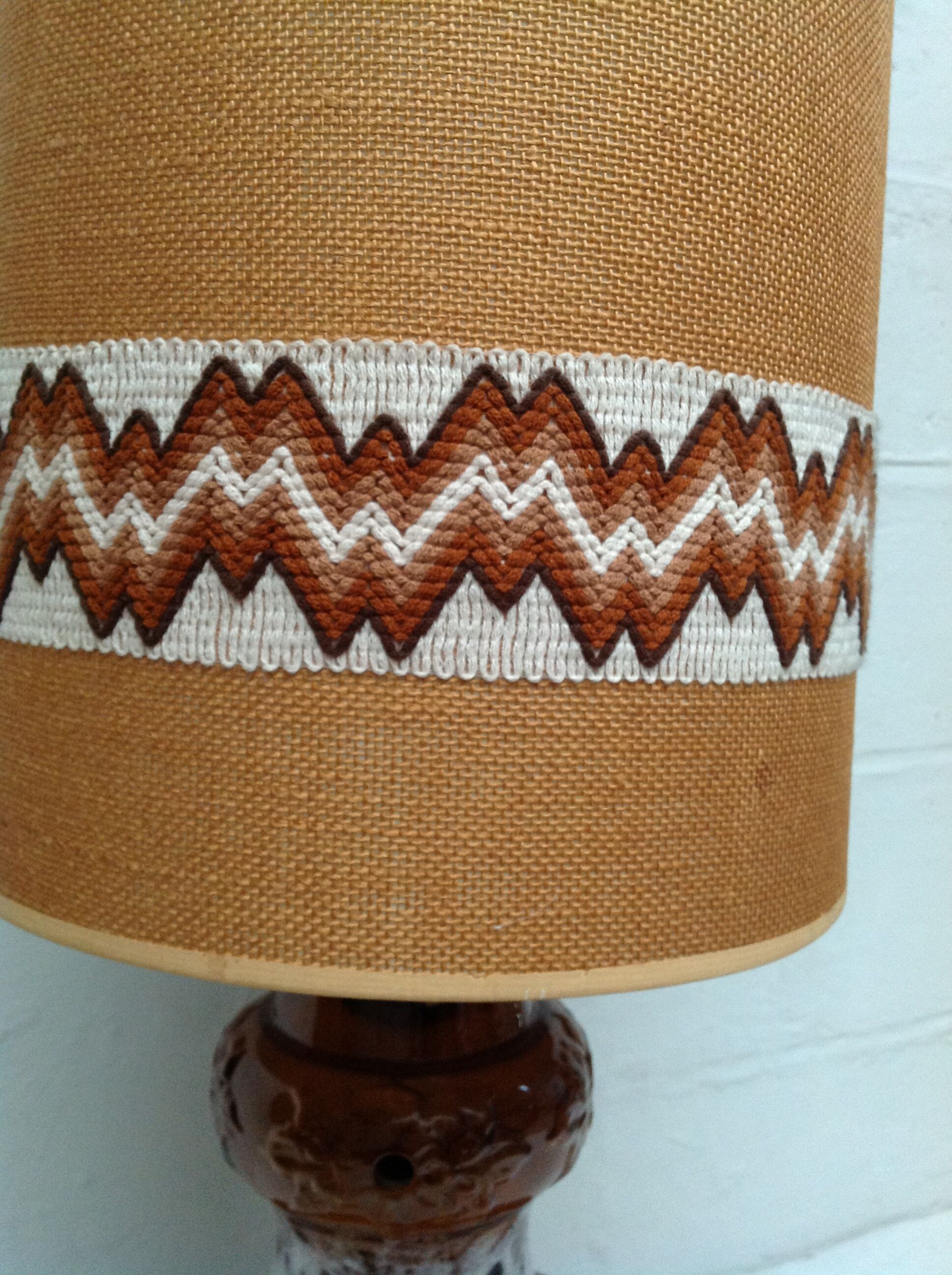 vintage ceramic floor lamp 60-70