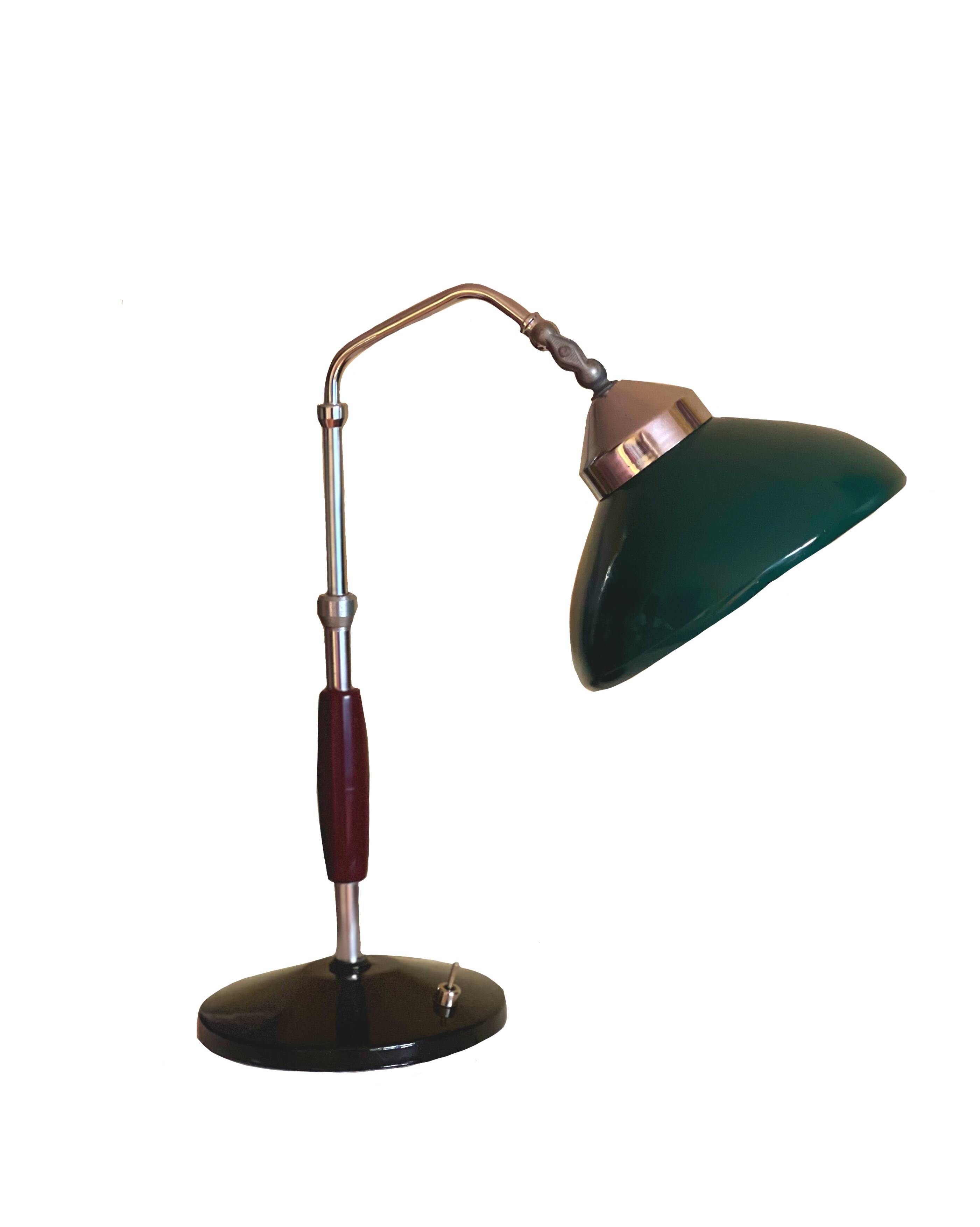 Ministerial desk lamp, Italy 1930s