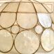 Suspension flower mother-of-pearl brass