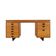 Executive desk with nine drawers and pull-out surface, teak veneer, Nipu, Denmark, 1970s