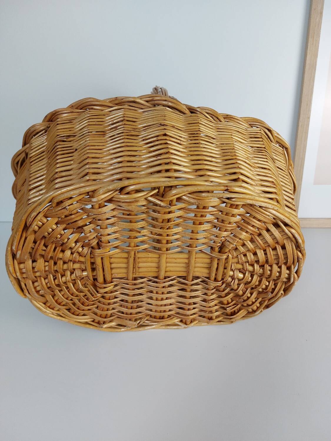 Panier osier tressé