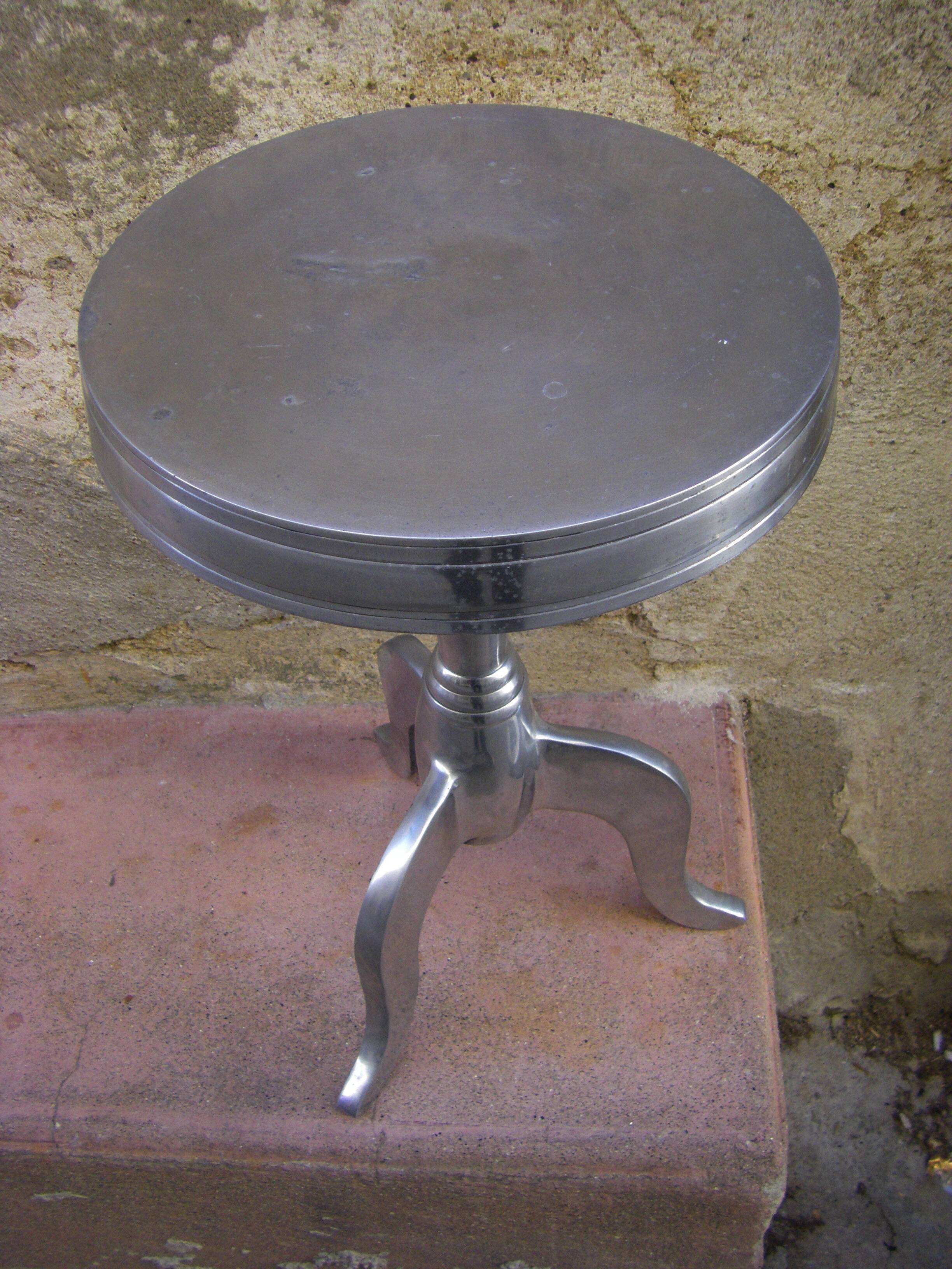 Small vintage pedestal table