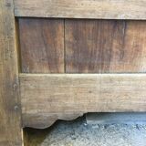 Front of old double door walnut cabinet