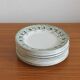 12 flat plates in iron earth model "Mulberry" Saint Amand and Hamage early twentieth century