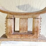 Antique wooden stool african art ashanti from ghana