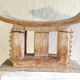 Antique wooden stool african art ashanti from ghana