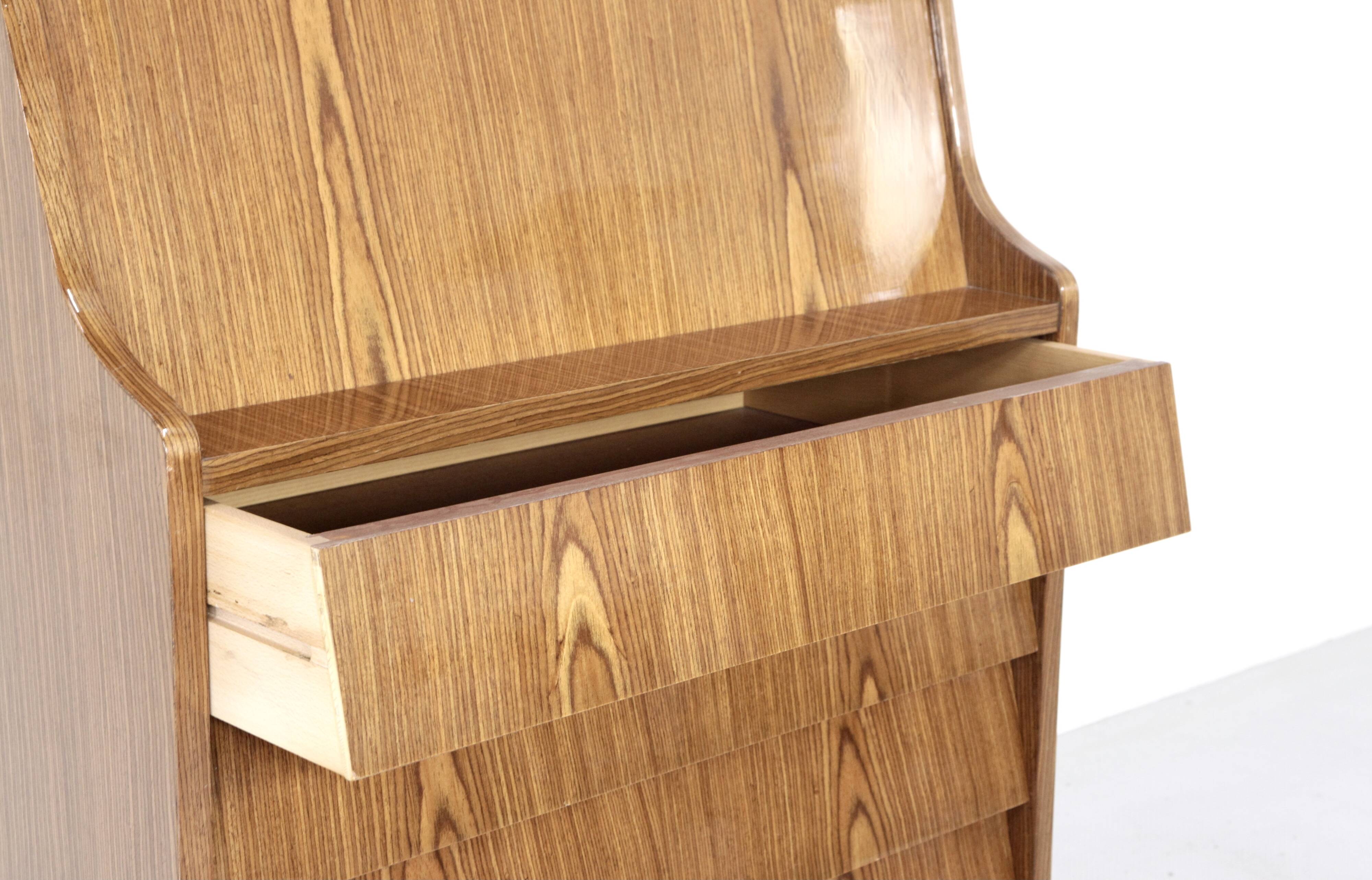 Midcentury italian bureau in teak