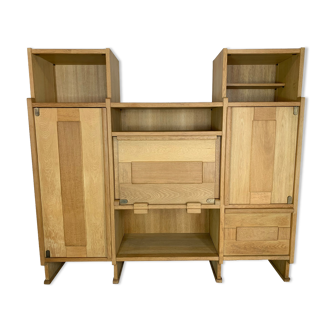 Storage cabinet with secretary by Guillerme and Chambron