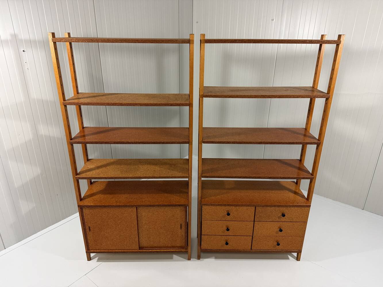 Pressed wooden wall units 1960’s
