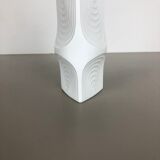 OP Art biscuit porcelain german vase made by AK Kaiser, Germany, 1970s