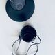 Antique black ceramic lamp