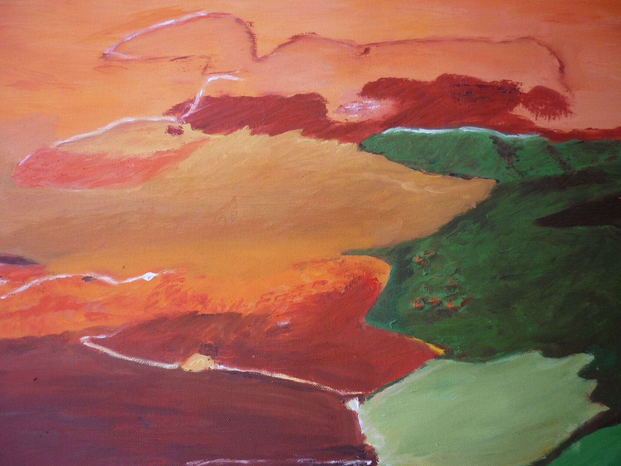 Oil on canvas by M Vanbelle