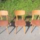 Serie de 3 chaises design g