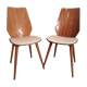 Pair of Max Bill Modernist Chairs for Baumann 1960