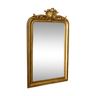 Ancient mirror Louis Philippe Fronton of golden shell