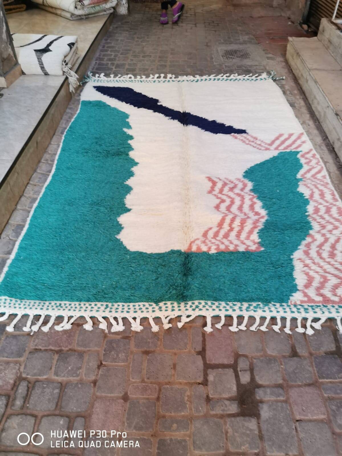 Beni Ouarain Berber rug artistic line 3*2m