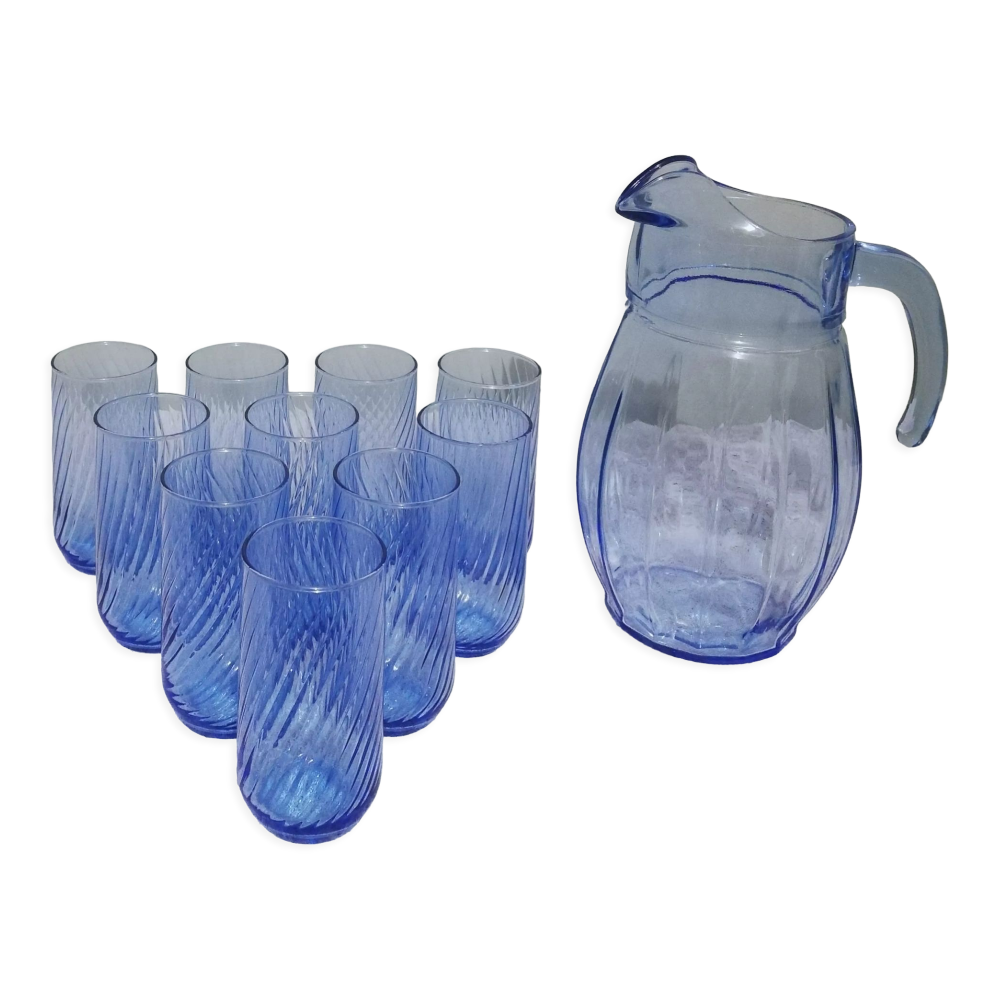 Service at orangeade 11 pieces