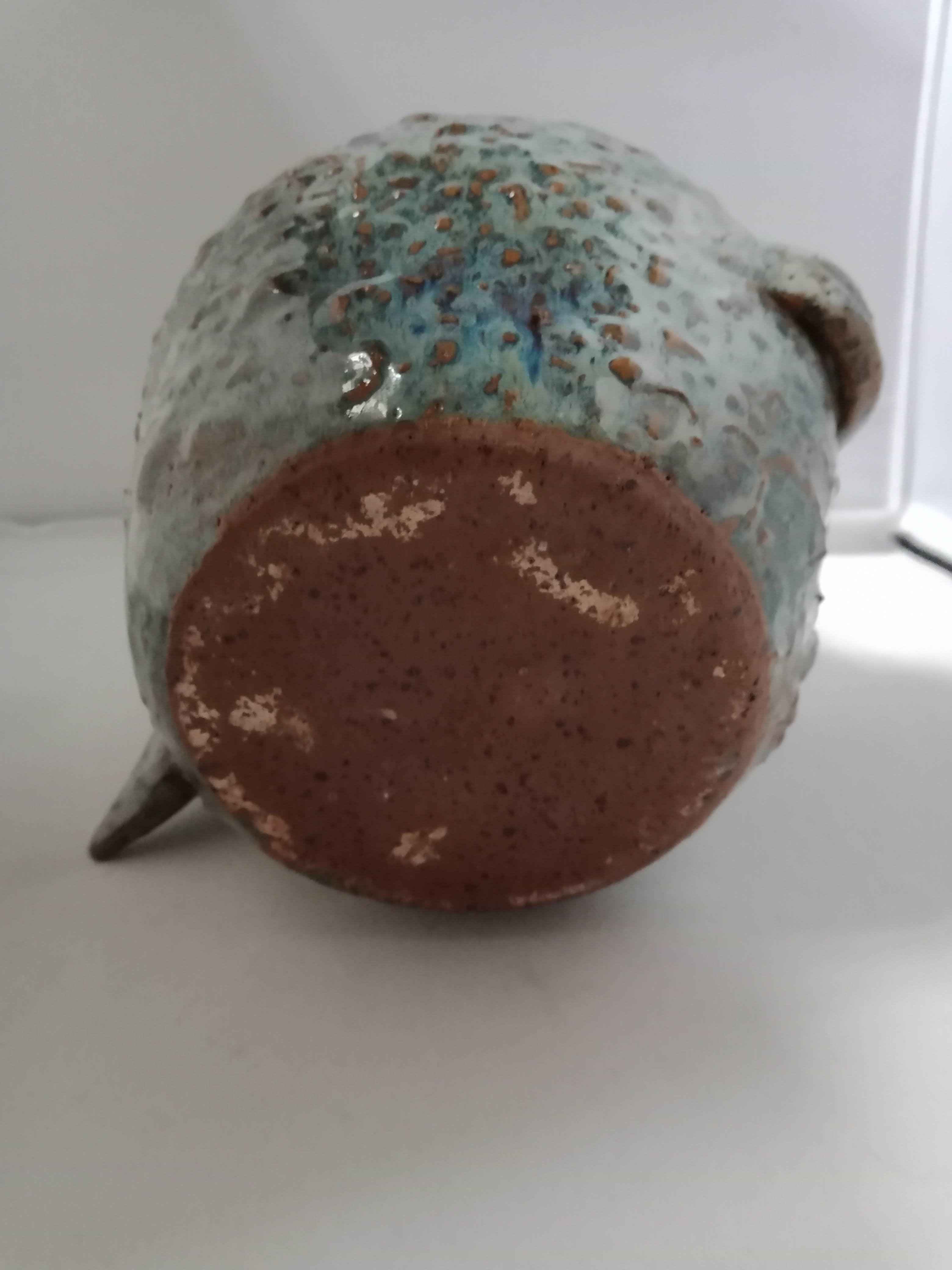 Vintage ceramic vase fish