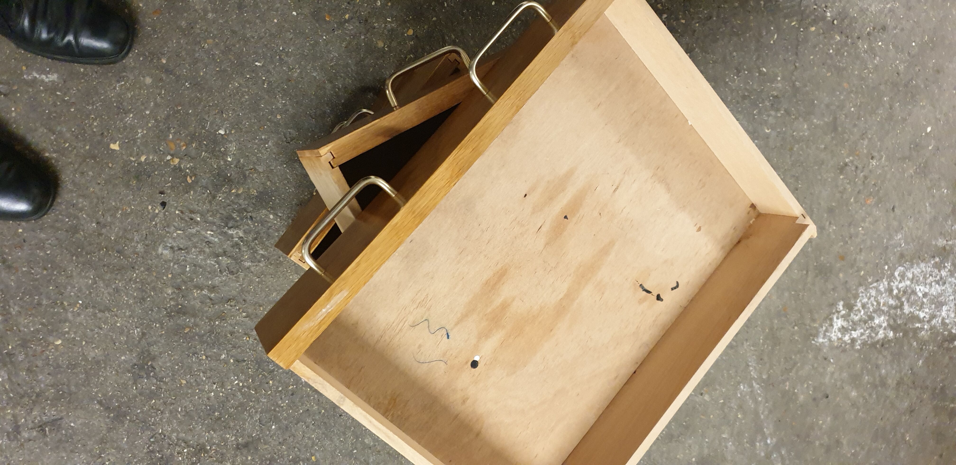 Vintage solid wood desk