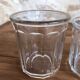 3 mismatched glass jam jars